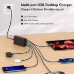 Premier Garde 200W MULTI PORT CHARGER WITH USB - TYPE-C CABLE