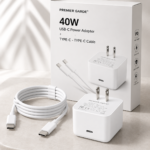 Premier Garde 40 W APLLE CHARGER + WITH TYPE-C CABLE