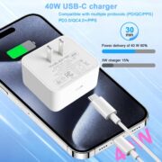 Premier Garde 40 W APLLE CHARGER + WITH TYPE-C CABLE - Image 4