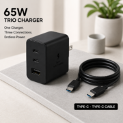 Premier Garde 65 W TRIO CHRAGER WITH TYPE-C CABLE - Image 2