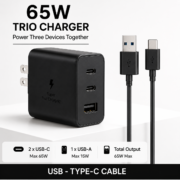Premier Garde 65 W TRIO CHRAGER USB - TYPE-C